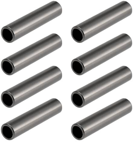 The Lord of the Tools 500 Pezzi Manicotti Crimpatura A Canna Singola Manicotti Crimpatura Per Lenza Da Pesca Per Esche Da Pesca In Mare Attrezzatura Da Pesca 1,2x8Mm Nero