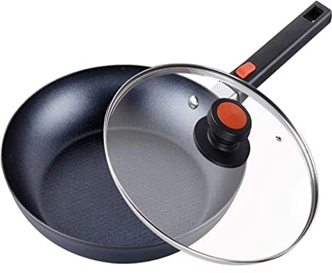 QTYQWC Pan de Wok sartén antiadril freír en la Olla Olla de Gasolina Universal Cocina Cocina Mini sartén visión de sartén
