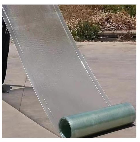 Isolierte Dachplatten für Gewächshaus, 0,8 mm, Polycarbonat-Platte, Ersatz, transparent, Dachschutz, leicht zu schneiden, 0,5 x 1 m