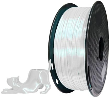 CC3D Shore Hardness 57D Silk TPU Filament White 1.75mm 1KG 3D Printer Filament FDM 3D Printing Materials 57D TPU Harder Than 95A