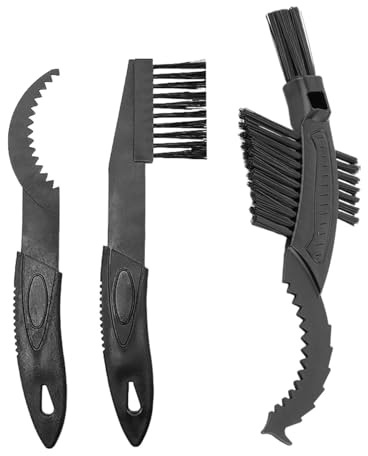 IDNVFY 3 Pieces Bicycle Cleaning Brush, Multifunctional Cleaner, Bicycle Care Products, Suitable for Cleaning Chains, Flywheel Wheels and Gear