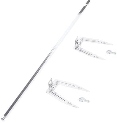 28 cm/34 cm asta in acciaio inox rotante arrosto pollo spiedo barbecue forchette