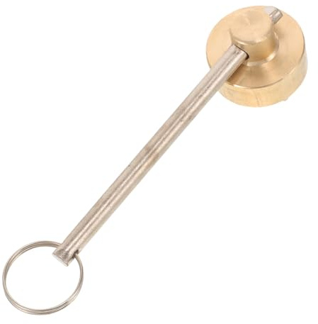 FIXOSHEE Brass Radiator Key Multi-Functional Water Valve Shut Off Tool for Heater Bleed Radiators Faucet Air Pumps Magnetic Utility Wrench