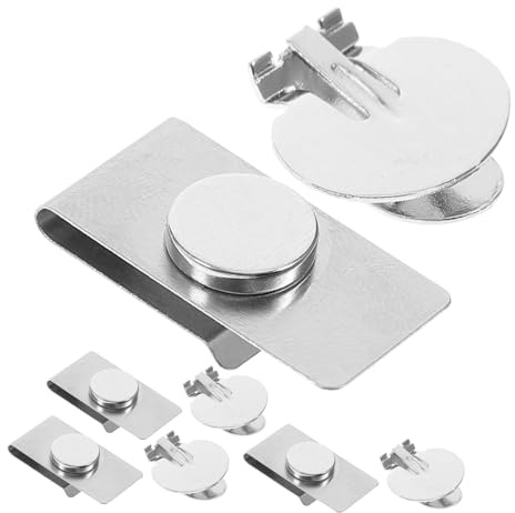 LIFKOME 4paare Magnetische Krawattenklammern Unsichtbare Krawattenhalter aus Edelstahl Knitterfrei für Herren Formelle Anlässe und Geschäftstreffen