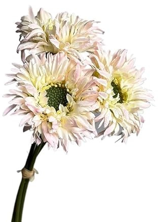 HUFFA Handgezeichnete künstliche Chrysanthemen – Elegante Heimdekoration und Gänseblümchensträuße for Hochzeiten(Light Pink)