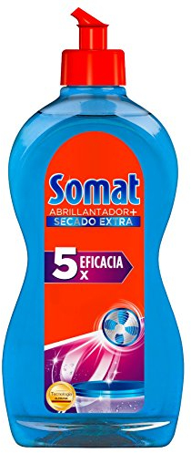 Somat Abrillantador, Aditivo Lavavajillas, 0,5 L, Pack de 4