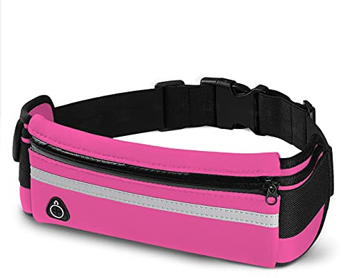 E Tronic Edge Laufgürtel für Damen und Herren, Geldgürtel und Laufgürtel, Wander-Gürteltasche, Halterung für Handy, Geld und Schlüssel, verstellbare Gürteltasche, passend für die meisten Handy- und