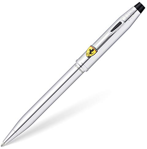 Cross Century II Ferrari Kugelschreiber (Strichstärke 0,7 mm, Schreibfarbe: schwarz, inkl. Premium Geschenkbox) glanzchrom