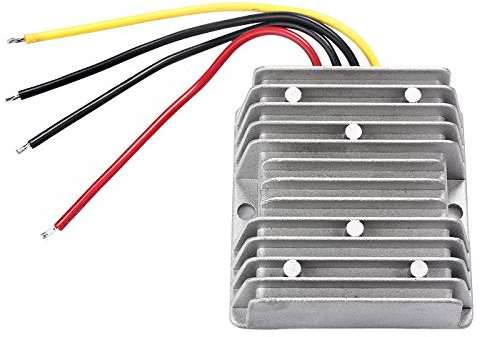 EBILUN - Convertitore Step-up da 12 V a 24 V, 10 A 240 W DC-DC, Adattatore regolatore Impermeabile per Auto, Camion, Barca, Sistema Solare