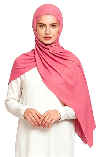 Lina & Lily Maxi Hijab Jersey Premium, Kopftuch Schal Turban für Muslimische Frauen