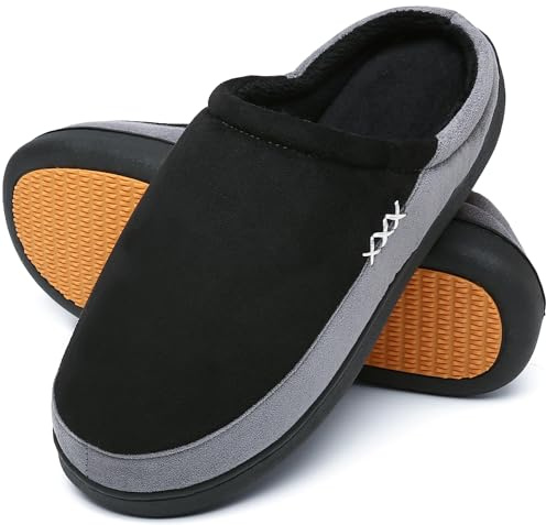 Mishansha Chaussons Ouverts à l'Arrière Mousse Mémoire Homme Femme 44