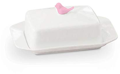 Butterdose Rechteckige Butterform mit Deckel, einfacher und niedlicher keramischer Butterbehälter, kann für Butterhalter in Hotels, Restaurants und Häusern verwendet werden Butterschale