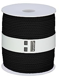 Hummelt® Universalseil Baumwoll- / Polypropylenseil 3mm 100m schwarz auf Rolle