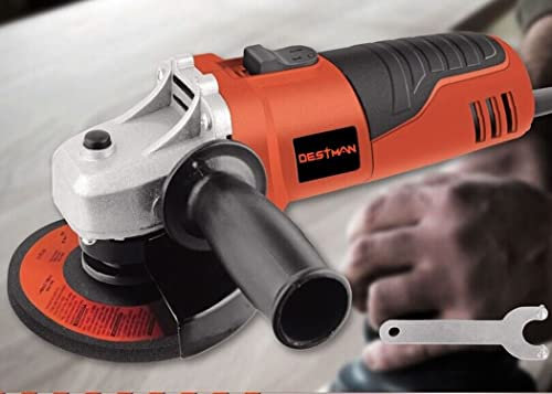 SMERIGLIATRICE ANGOLARE ELETTRICA 11000 GIRI/MINUTO MANDRINO M14 DISCO 115 MM MOTORE IN RAME 500W