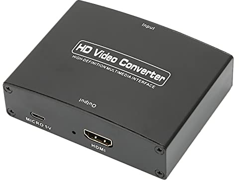 Adattatore Convertitore Video Componente da YPbPr a HDMI per Monitor DVD