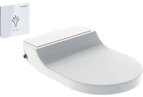 Geberit AquaClean Tuma Comfort WC-Aufsatz Spezialanfertigung, zur nachträglichen Montage, weiß-alpin, 004.300.11.1