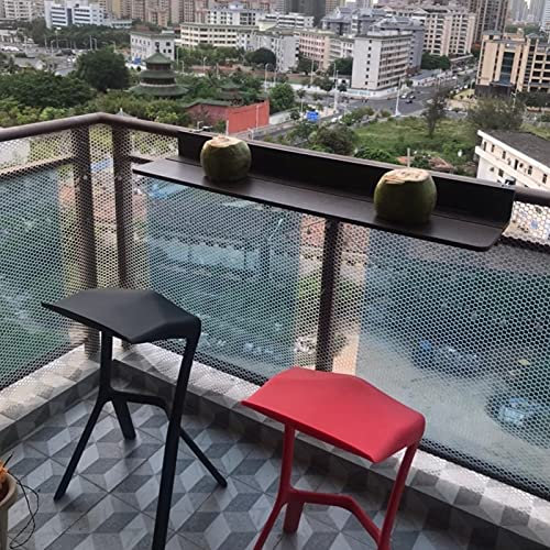 Hängetisch Balkon Klapptisch für Garten Beistelltisch Wandmontage Blumenständer Fensterbank Schreibtisch Kreativ Heben Klappregal mit Geländer Mult - Kleiner Barschreibtisch, Praktischer Ständer