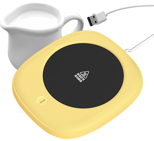 - Calentador de Taza eléctrico, cojín de Taza eléctrica, Calentador de Taza eléctrico con Dos Modos - Calentador de Taza de 10 W, Calentador de Taza de café portátil para Agua, Chocolate