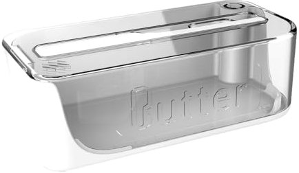 yuwqqoajv Beurrier en Plastique avec Couvercle Rangement Pratique pour Les Besoins en Beurre Beurrier en ABS avec Couvercle et Couteau Beurrier français, Un