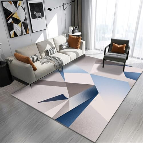 RUGMRZ Webteppich 200X250Cm Teppich Eingang 30 Modern Design Läufer Flur Geometrisches Minimalistisches Kristall Samt Sofa Bezogen In Rosa