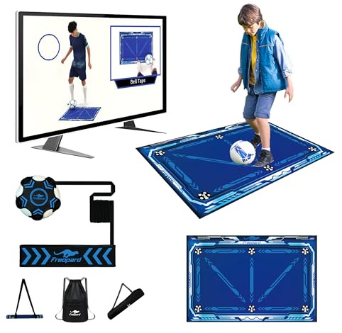 Freopard Tapis Entrainement Foot, 80 Cours d'entraînement vidéo