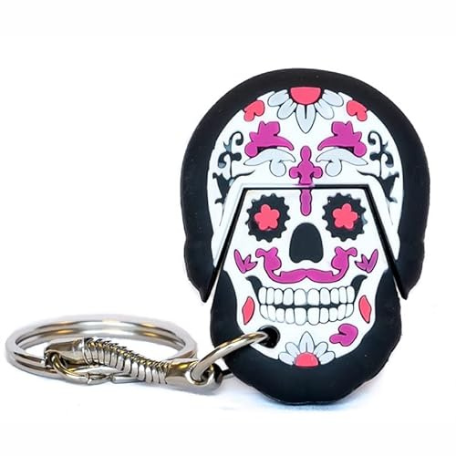Memoria USB 2.0 de 32 GB en diseño Calaveras, Ideal para almacenar y transferir Datos de Forma portátil y Divertida.