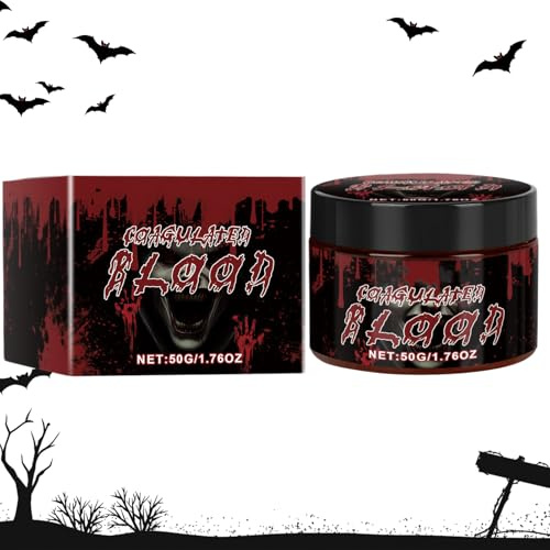 Künstliches Blut Spray - Tropfendes Blut - 50ml Farbe Theaterschminke Für Kostüme Kleidung Vampir Cosplay Kinder Erwachsene Zombie Augen Verkleidung