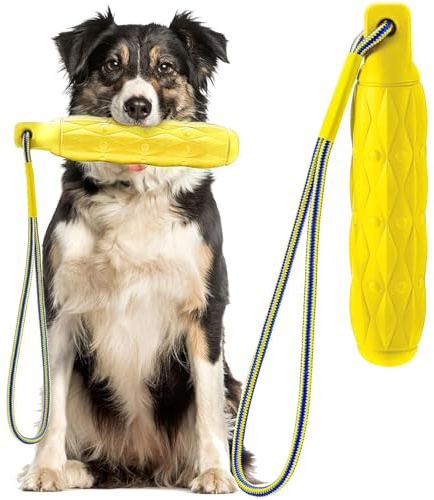 ZeiLaBang Kakadi Hundespielzeug,Schwimm Spielzeug für Hunde,Wasser Interaktives Hundespielzeug,Schwimmender Trainingsstab für Wurf- und Apportierspiele an Land und im Wasser,Für Outdoor geeignet