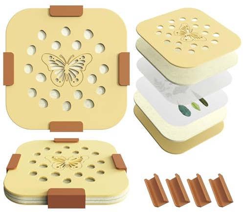 NEIGIKI Microwave Flower Press Kit, 9 Fast-Drying Flower Pressing Kit with Reusable & Washable Cloth, Vibrant Color Retention for Crafts Pressed Flowers, DIY Arts, Great Gifts for Adults & Kids