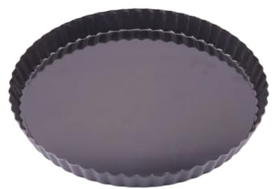 Nonstick Tart Pans with Removable Bottom Pie Pans Loose Bottom Quiches Pans