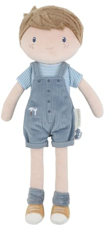Little Dutch Muñeca de Tela Suave – Muñeca Diferentes Diseños – para niñas a Partir de 12 Meses – para Abrazar y Acompañar (Jim)