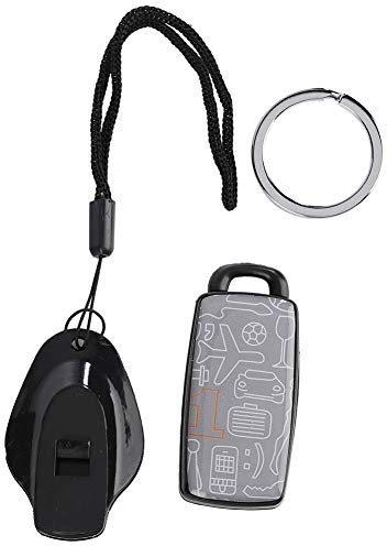 YUYTE Finder, Finder Alarm, Trovatore Elettronico di Chiavi con Fischio a LED - Portachiavi Portatile con Allarme Smarrito con Torcia a LED, Materiale ABS, Design Leggero e Compatto per un Facile
