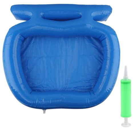 Fotbad För Pool - Uppblåsbar Spabassäng Med Bärbart Bärhandtag | PVC ABS uppblåsbart fotbadkar med manuell pump Halkfri hopfällbar rengöringsmedel vid poolen för strandcampingträdgård