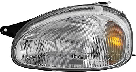 Faro anteriore sinistro H4 per modello Combo (71) anno di costruzione: 07/1994-10/2001 Corsa B (73/78/79/F35) 03/1993-09/2000