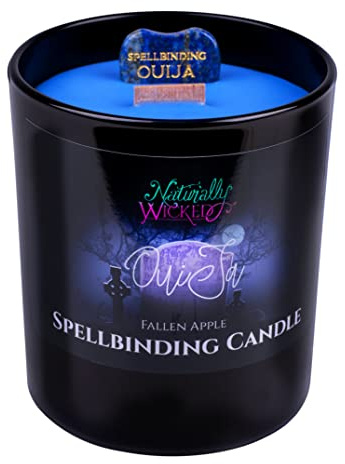 Naturally Wicked Spellbinding Ouija-Kerze | Duftende Kristall-Zauber-Kerze | Inkl. Ouija Planchette