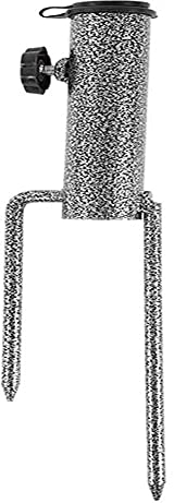 Hasey Schirmständer Regenschirm Basis, Stabil Rasendorn Gartenschirm Outdoor Garten Spike Sonnenschirmdorn, 1 Stück für 1