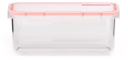 Valira Porta alimentos - Contenedor hermético de 1 L hecho en España, color transparente