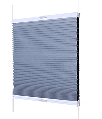 DLLY Wabenplissee Raumverdunkelung, 25/45/75/95/115cm Herunterziehbare Waben-plissee, Plissee Rollo Jalousie, Lichtfilterung Wabenplissee Für Fenster/dachfenster,Blue-20x100cm/7.9 * 39.4in