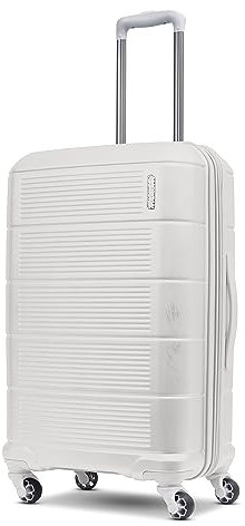 American Tourister Stratum 2.0 Expandable Hardside Luggage with Spinner Wheels, Carry-On, White