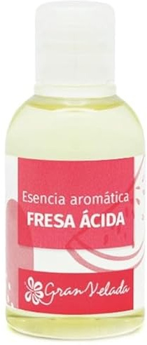 Fresa Ácida Concentrada | Fragancia Aromática para Perfumes y Cosméticos Caseros | Ideal para Jabones, Velas y Ambientadores | 100 ml