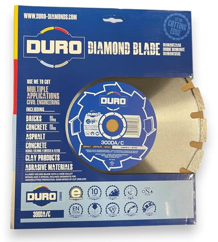Diamond Blade Standard Concrete and Asphalt 300mm x 20mm Bore