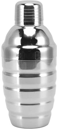 GRCFUMO Thread Cocktail Shaker, Stainless Steel Bartending Mixer Shaker, Professional Drink Shaker Cocktail for Beginners and Experienced Bartenders (500ml)