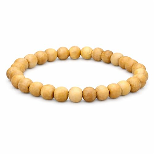 INKANAT - Pulsera de Palo Santo Original – Madera Aromática Natural – Protección, Purificación y Energía Positiva – Artesanal