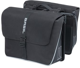 Basil ALFORJAS FORTE Reflect.Azul IMPERMEABLE 35L