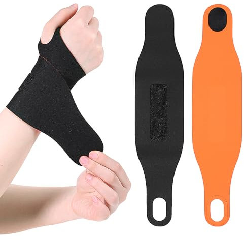 Cobee 2 Stück Handgelenk Bandagen, Verstellbare Handgelenkstütze Bandage Handgelenkbandage Wrist Wraps für Karpaltunnel Handgelenkschoner Schmerzlinderung Sport Fitness