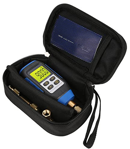 Calibre de Vacío Digital con Pantalla Grande, Diseño de Bolsillo, 4 Unidades Soporte, Adecuado para un Entorno Atmosférico, Nuevo, Protección contra Sobrecarga,