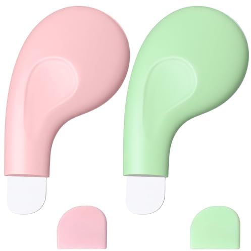 Hpmjz 2 pezzi per rimuovere punti neri, in silicone, per la pulizia profonda della pelle, per uomini e donne, per la cura della pelle, pulizia profonda