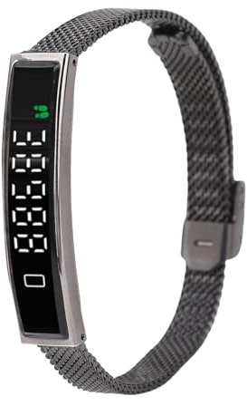Tangxi Bracelet Intelligent, Traqueurs d'activité et de Fitness, écran Tactile, Moniteur de Sommeil, Fréquence Cardiaque, étanche 5 ATM, Plusieurs Modes de Sport, Application pour (Black)