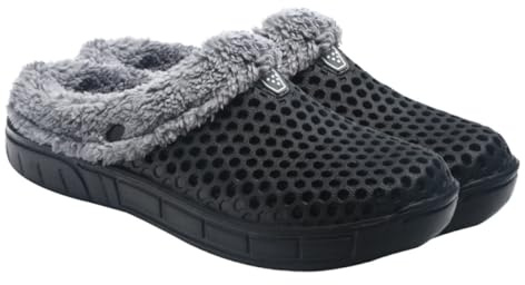 Zapatillas de Invierno para Hombre de Felpa Suave Suela Antideslizante