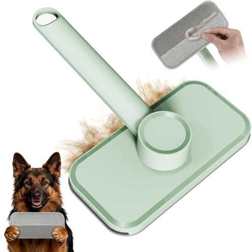 Rundik Pet Hair Remover – Reusable Lint Remover for Dog and Cat Hair Electrostatic Lint Brush Magic Pet Hair Removal Tool for Clothes, Couch, Carpet, Car, Rugs, Bedding, Fabric Furniture